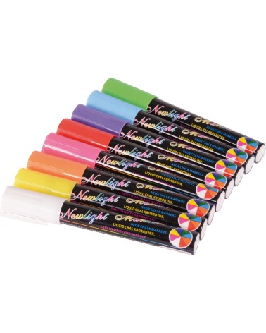 Liquid chalk pens 8 set