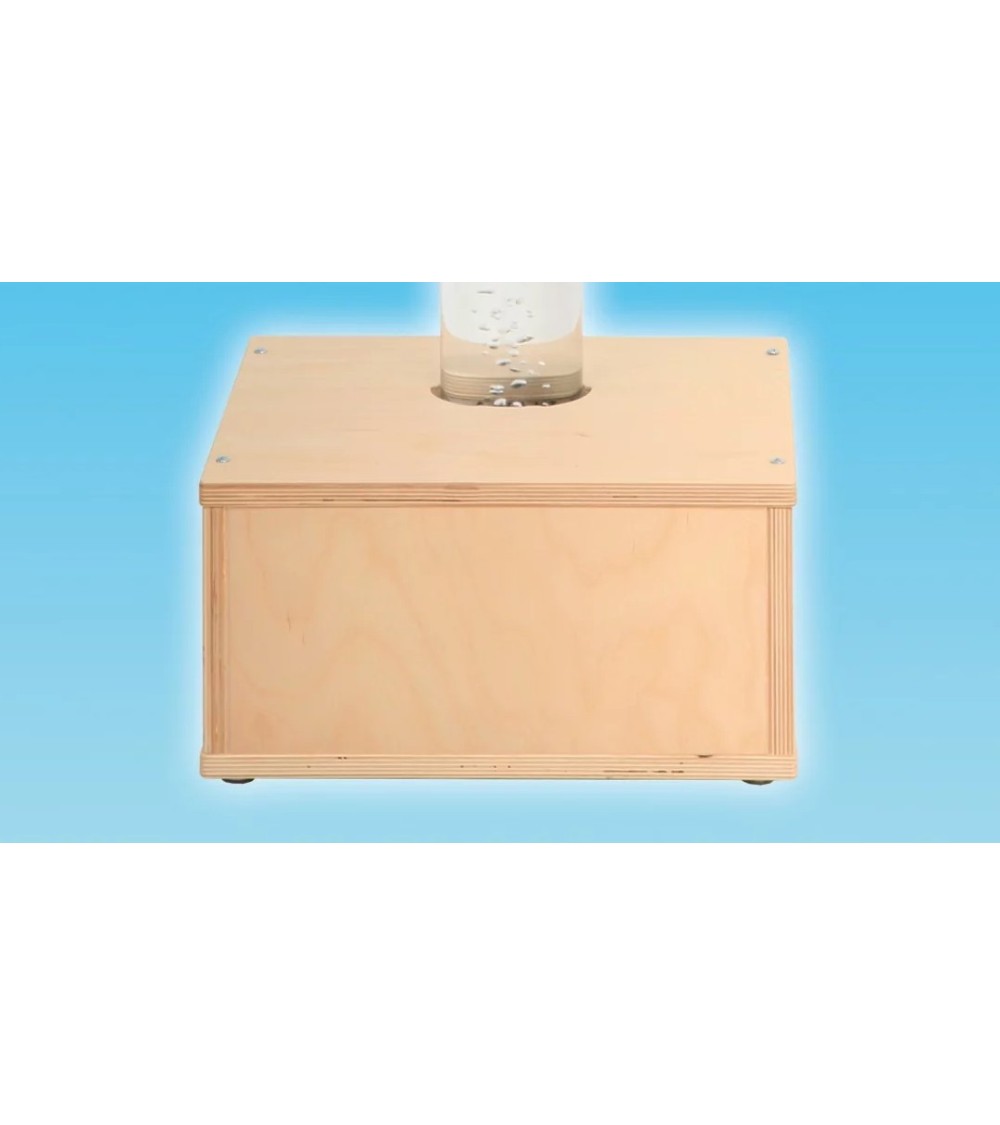 Holzsockel für Wassersäule aus Buche