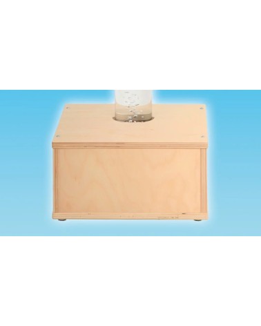 Holzsockel für Wassersäule aus Buche