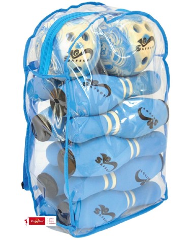 Soft Bowling Set - Incluyendo diversión para toda la familia Silencio Opciones terapéuticas