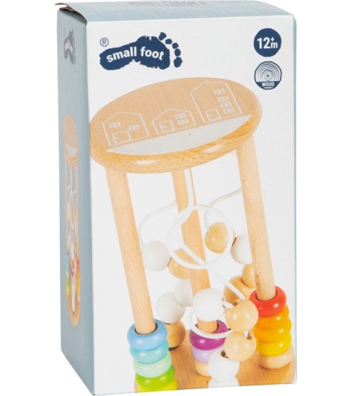 Motoric toy Rainbow - Material: Wood, metal - Height: approx. 19 cm, Ø approx. 10 cm