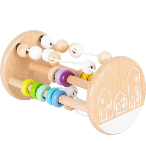 Motoric toy Rainbow - Material: Wood, metal - Height: approx. 19 cm, Ø approx. 10 cm