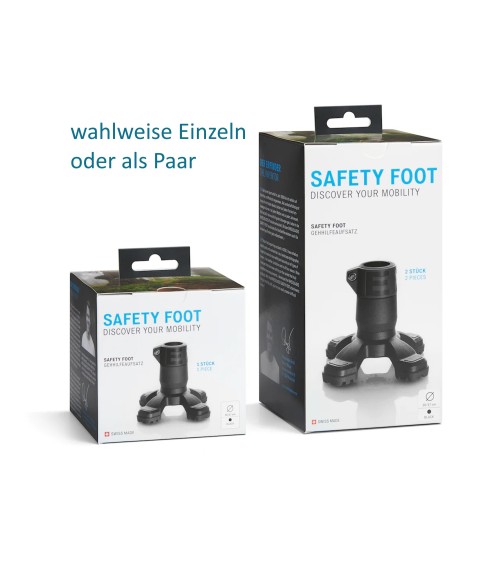 SafetyFoot «Trekkingschuh» – für maximale Mobilität trotz Gehhilfe