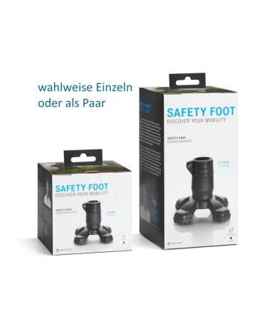 SafetyFoot «Trekkingschuh» – für maximale Mobilität trotz Gehhilfe