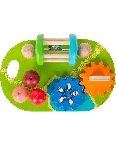 Multifunktionales Motorikbrett aus Holz