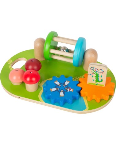 Multifunktionales Motorikbrett aus Holz