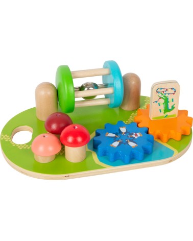 Multifunktionales Motorikbrett aus Holz