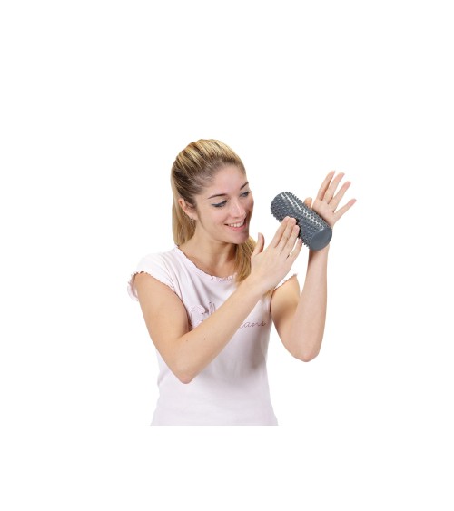 Rullo di massaggio pratico Actiw Roll - 15cm - Grigio