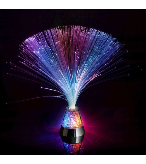 Adaptierte Lampe "Eis-Sternenlicht"