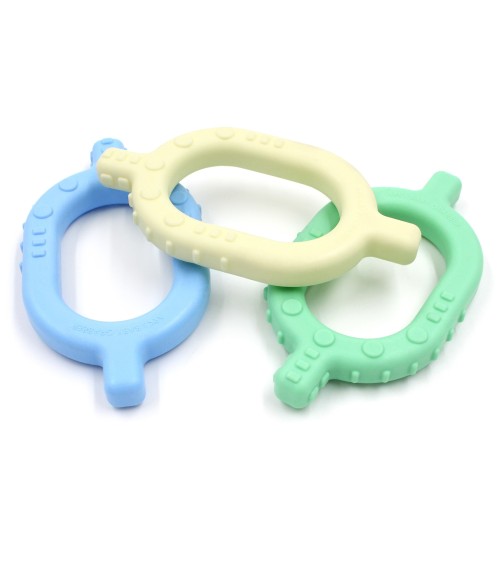 Promozione dello sviluppo orale: il giocattolo per la dentizione Baby Grabber in primo piano