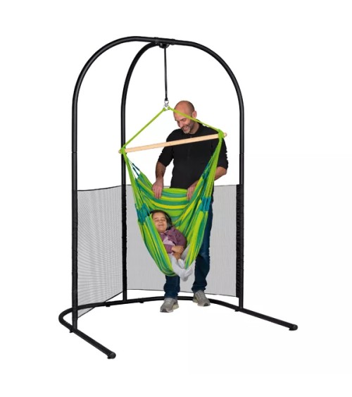 Beispiel mit Hängestuhl grün