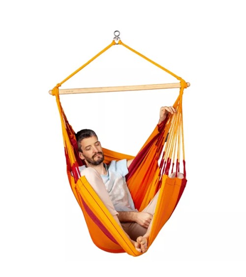 Silla colgante incluida de algodón orgánico – comodidad para todos