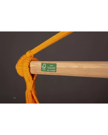 Silla colgante incluida de algodón orgánico – comodidad para todos