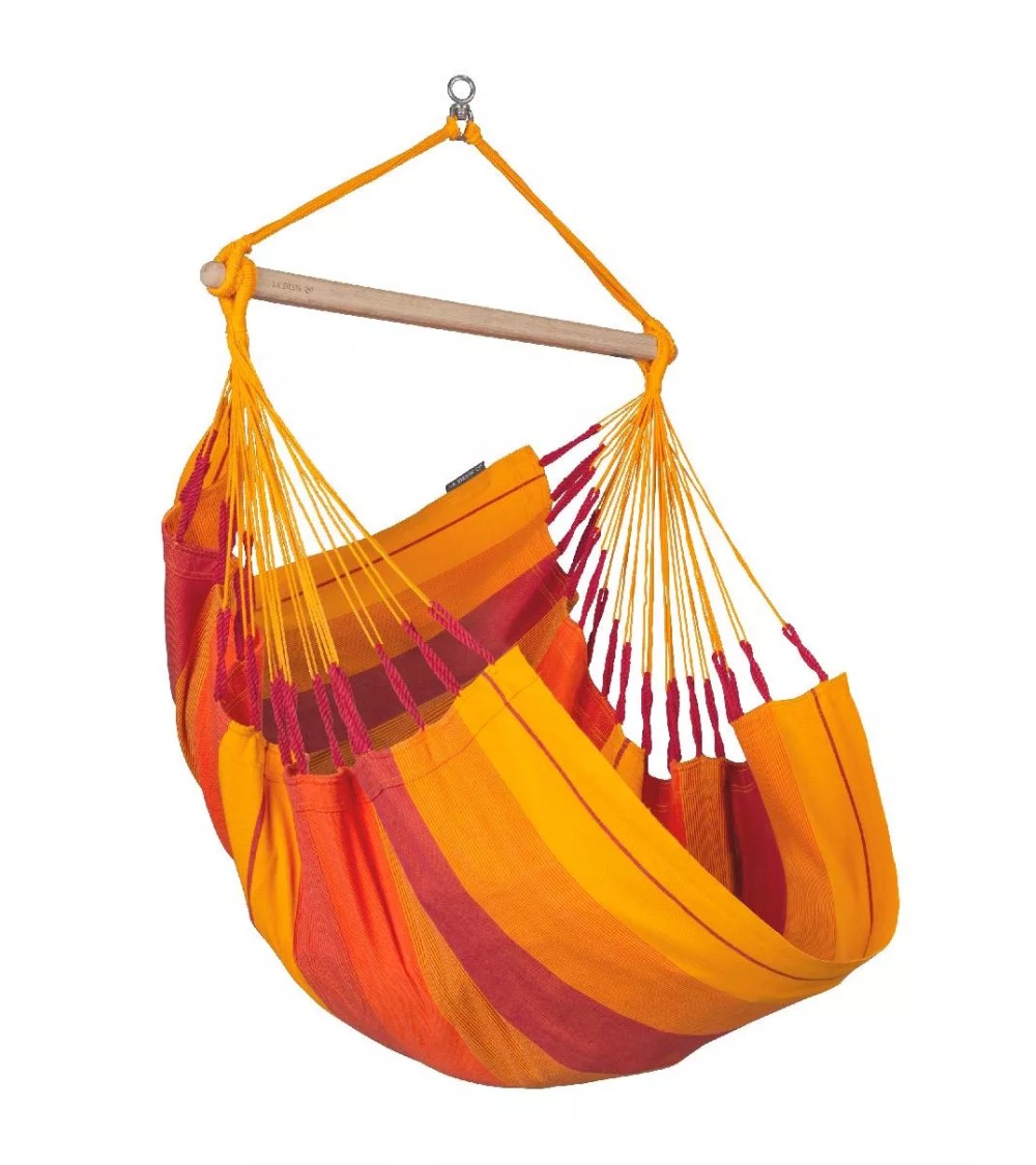 Silla colgante incluida de algodón orgánico – comodidad para todos