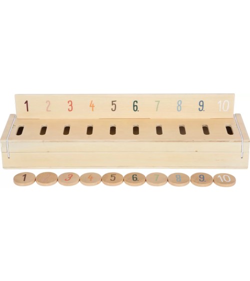 Imágenes y caja de clasificación de números - Juguete de aprendizaje de madera