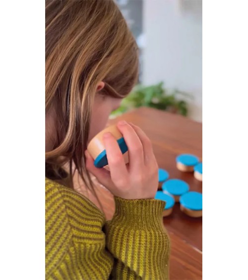 Hörmemo "Sensory" - Klang-Merkspiel aus Holz für alle Sinne