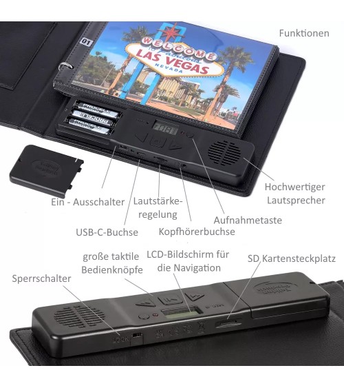 Sprechendes Fotoalbum Deluxe – Neuauflage für Fotos und Ton