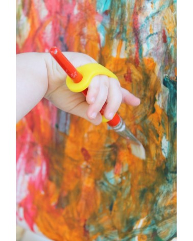 "EazyHold" Grip e supporto! - Giallo ( 10,16 cm)