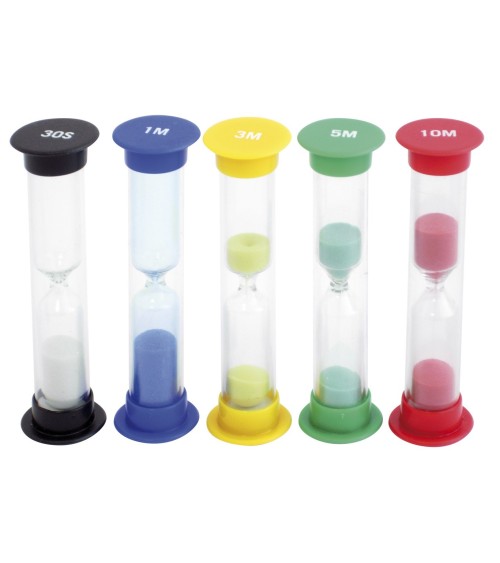 5 hourglass set 30 sec. - 10 min.