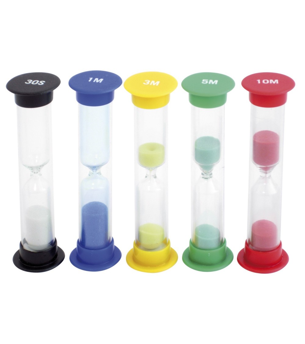 5 hourglass set 30 sec. - 10 min.