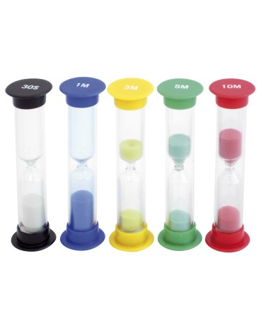 5 hourglass set 30 sec. - 10 min.