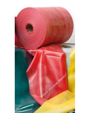 Thera-Band rot 2,50 m x 12,8 cm - mittel stark  - 100 % Naturlatex