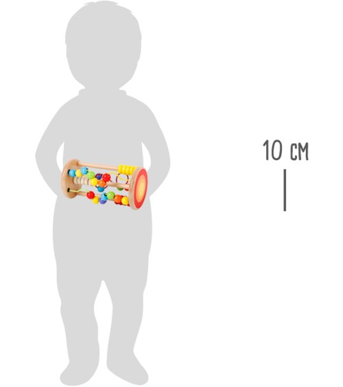 Motoric toy Rainbow - Material: Wood, metal - Height: approx. 19 cm, Ø approx. 10 cm