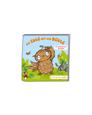 The owl with the bump "Hörspielfigur mit Lieder für die Toniebox"