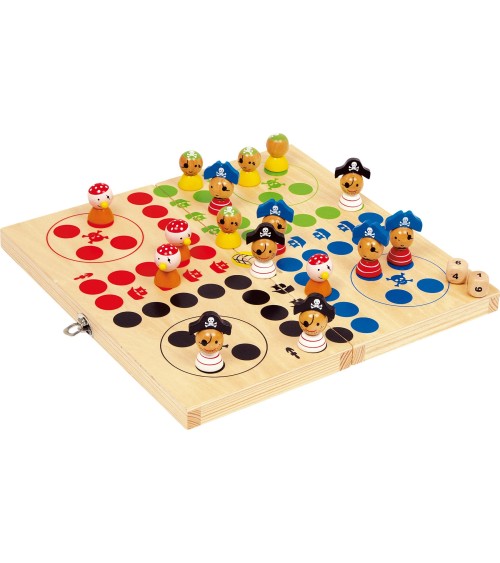 Ludo Pirate Island - Wooden Board Juego