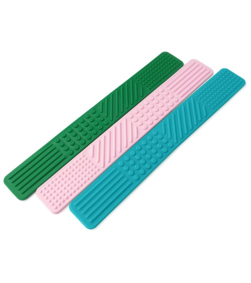 Flat structured spoons for feeding therapy - 3 pack