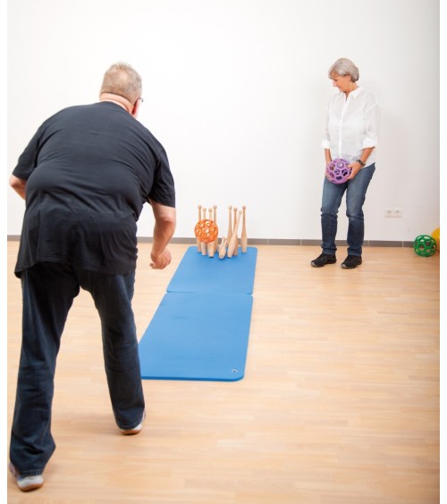 Gymnastique en bois lobe, 40 cm de long