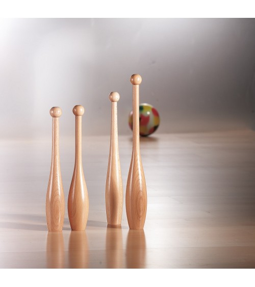 Wooden gymnastics lobe, 40 cm long