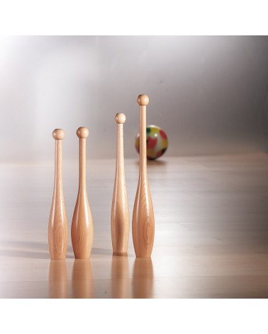 Wooden gymnastics lobe, 40 cm long