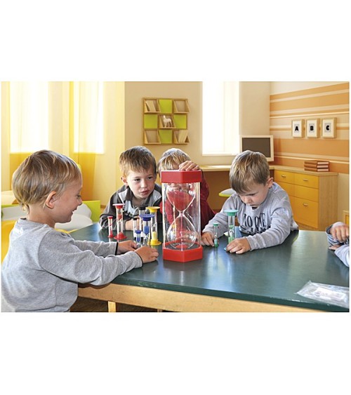 Gigasanduhren different times and colors - 48,00