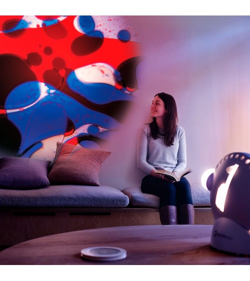 Mathmos Space Projector incl. 1x disco olio con effetto Lavalampen