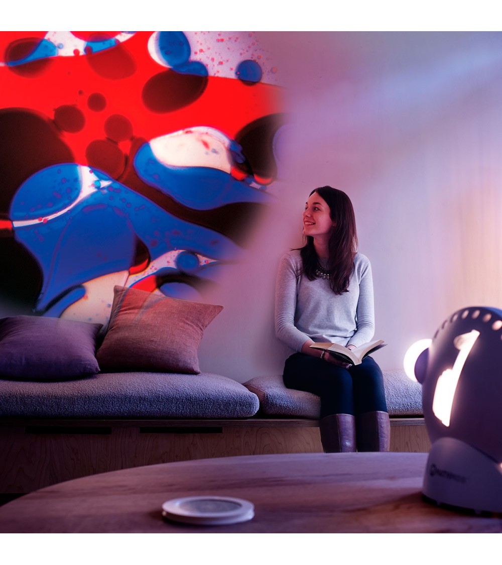 Mathmos Space Projector incl. 1x disco olio con effetto Lavalampen