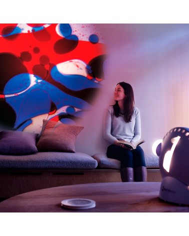 Mathmos Space Projector incl. 1x oil disc with Lavalampen effect