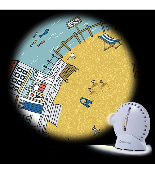 Full colour disc Coastal colours for Mathmos Space Projector - 32,00