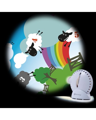 Volle gekleurde schapen tellen voor Mathmos Space Projector 32,00