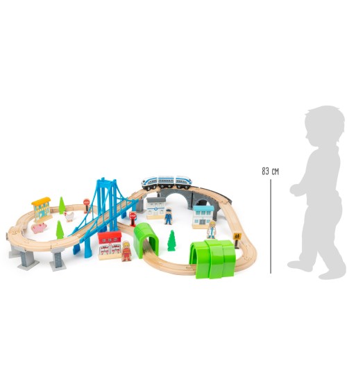 Holzeisenbahn Brückenschlag