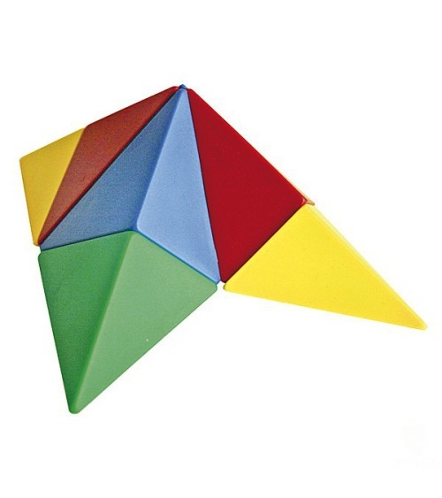 Magnetic Cube Triangle Puzzle Variants