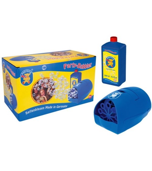 PUSTEFIX Soap Bubble Máquina de fiesta Bubbler incl. 1000ml burbuja líquido y fuente de alimentación