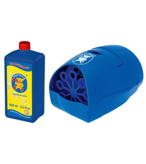 PUSTEFIX bubble machine Party Bubbler incl. 1000ml bubble liquid & power supply