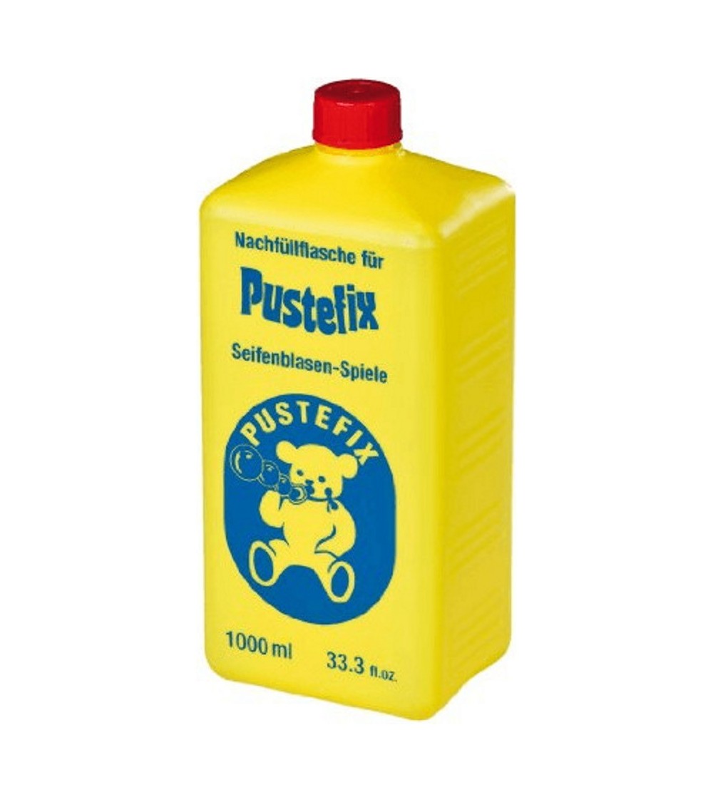 PUSTIX Zeepbellen vloeistof, hervul fles Maxi 1.000 ml, klaar voor gebruik