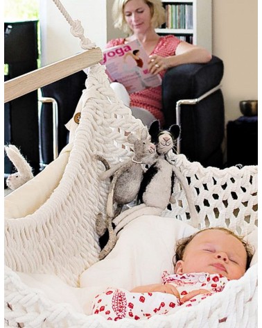Babyschwinger Set – mitwachsende Hängewiege aus weicher Biobaumwolle 329,- €