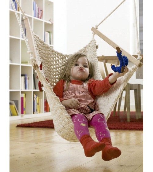 Kinderschwinger M Set – Kinderhängematte aus Biobaumwolle - 269,00