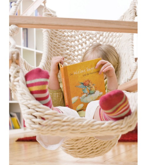 Kinderschwinger M Set Plus – Kinderhängematte aus Biobaumwolle