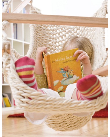 Kinderschwinger M Set Plus – Kinderhängematte aus Biobaumwolle