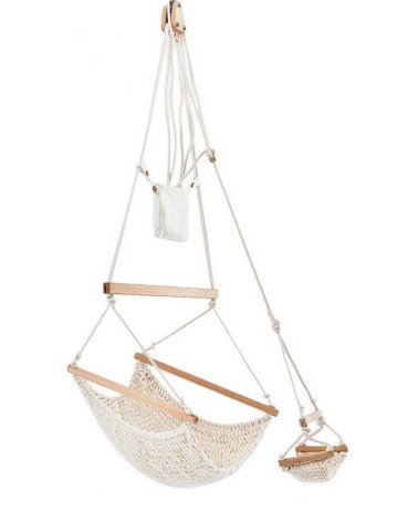 Kinderschwinger M Set Plus – Kinderhängematte aus Biobaumwolle