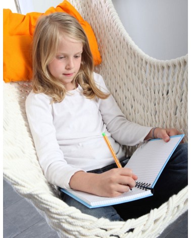 Traumschwinger L Set Hängestuhl aus Biobaumwolle mit Höhenverstellung